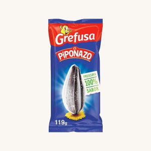 Pipas El Piponazo (grosses graines de tournesol grillées avec du sel), de Valence, sac moyen