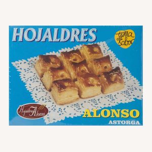 Hojaldres de Astorga (pâtisseries feuilletées), de Leon, boîte de 20 unités