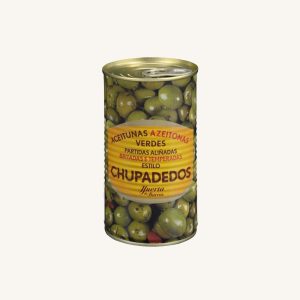 Les olives fendues assaisonnées à la manière des Chupadedos (aceitunas partidas estilo Chupadedos), de Séville, peuvent