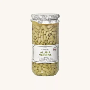 Alubias verdina (haricots), cuits (cocida), de Madrid, pot