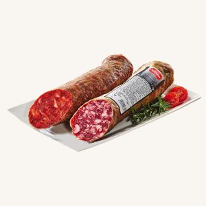 Pack de Chorizo ibérique extra + Salchichón extra ibérique, de Salamanque, demi-morceaux cululaires