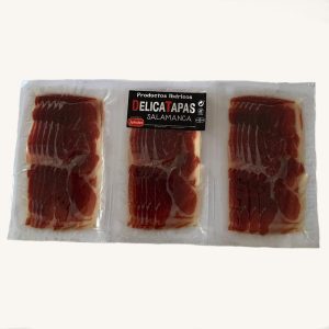 Paleta ibérique de Cebo 50% (épaule de jambon), de Salamanque, paquet de 3, prétranchée