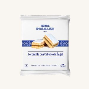 Cortadillos con cabello de ángel (Cortadillos à la pulpe de citrouille), de Séville, paquet de 6 unités