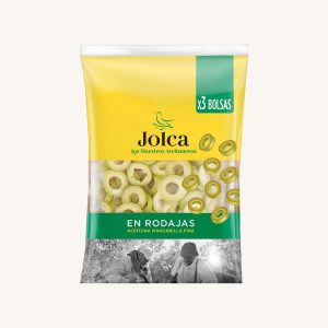 Olives manzanilla fina tranchées (aceitunas en rodajas), paquet de 3
