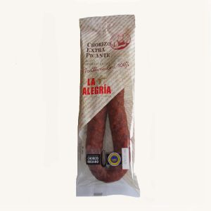 Chorizo de Riojano extra épicé, de La Rioja, morceau de corde