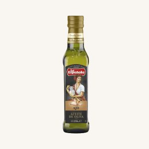 Huile d'olive extra vierge aromatisée à l'ail (al ajo), d'Andalousie, bouteille