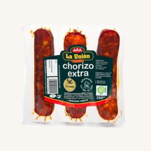 Chorizo Asturiano Extra, fumé au bois de chêne, des Asturies, 3 pièces