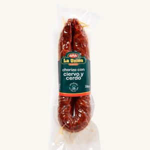 Saucisse de cerf façon chorizo, fumée au bois de chêne, des Asturies, pièce