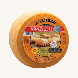 Fromage de brebis fumé affiné DOP Idiazabal, meule