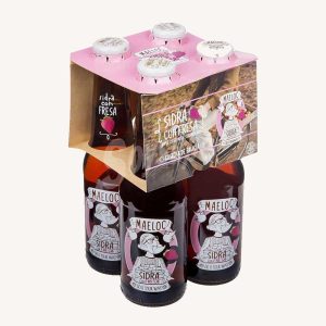 Cidre à la fraise - pack de 4 bouteilles