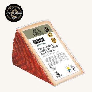 Fromage de chèvre gourmet majorero semi-affiné enrobé de paprika (DOP), quartier