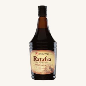Ratafia de Montserrat liqueur de noix et herbes (licor de nous / nueces), IGP Catalan Ratafia, bouteille 70 cl