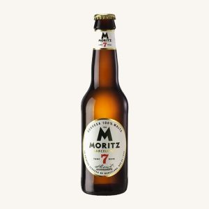 Bière Moritz 7 (bière blonde spéciale premium, 100 % malt), bouteille