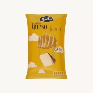 Chips ondulées au goût de fromage, en sachet