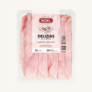 Delizias Jambon cuit "al corte" (coupe de charcuterie), qualité extra, de Gérone, prétranché