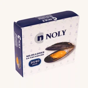 Moules marinées, grande boîte de 30 à 40 pièces