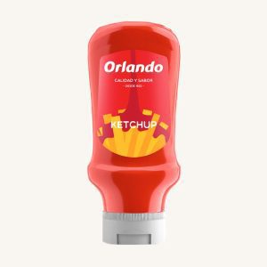 Sauce tomate ketchup (salsa sabor tomate), de La Rioja, bouteille