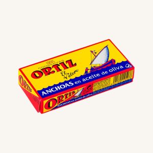 Filets d'anchois à l'huile d'olive, de la mer Cantabrique, petite boîte