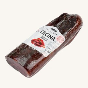Cecina embuchada (séchée et légèrement fumée), demi-pièce