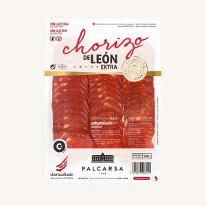 Chorizo de León dulce (doux et fumé) extra, pré-tranché 100 gr