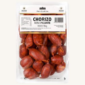 Chorizo mini, piquant, mini morceaux pour grillades / barbecue