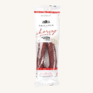 Chorizo épicé de Léon (épicé et fumé) extra, morceau de ficelle 325 gr
