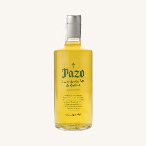 Liqueur aux herbes de Galice (Licor de Hierbas), IGP Galice, à base d'Orujo, bouteille de 70 cl