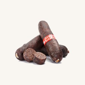 Morcilla de Burgos, traditionnelle avec du riz, morceau