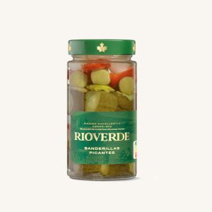 Banderillas épicées (brochettes de cornichons), Picantes, de La Rioja, pot