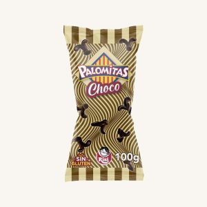 Risi Palomitas Choco, popcorn cuit et enrobé de chocolat, de Madrid, sachet