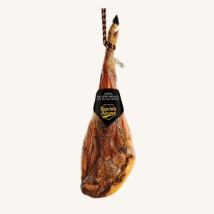 Jambon Ibérique (50%) de Cebo (jambon), marque blanche, de Salamanque ou d'Estrémadure, cuisse entière