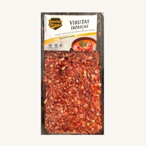 Copeaux de jambon ibérique (Virutas ibéricas) de jambon ibérique (50%) de barbacoa (Jamón / Épaule), barquette 400 gr