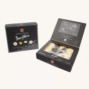 Assortiment de 4 types de Yemas de Santa Teresa (jaunes d'oeufs), d'Avila, caisse de 12 unités