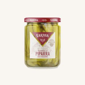 Piments Piparra au vinaigre (Guindilla Piparra en vinagre), de Navarre, petit pot