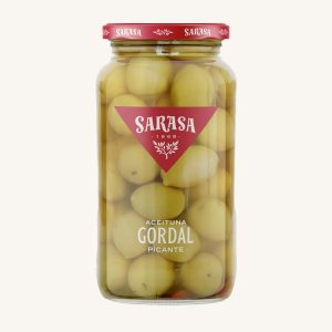 Olives gordal épicées non dénoyautées, pot