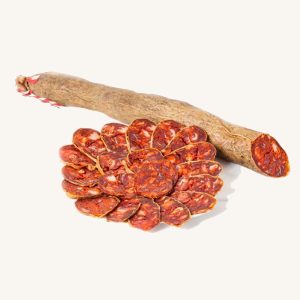 Chorizo de Bellota écologique 100% ibérique (nourri aux glands), d'Estrémadure, pièce