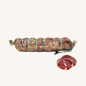 Longe pliée de bellota 100% ibérique (longe enrobée de saindoux de bellota), d'Estrémadure, pièce