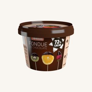 Fondue au chocolat noir, 72% de cacao, prête à déguster en 1 minute, bocal