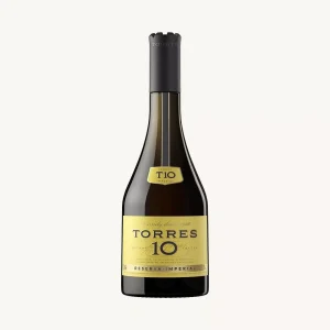 Eau-de-vie Torres 10, Reserva Imperial, méthode Solera, Brandy de Penedès, de Catalogne, bouteille