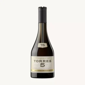 Torres 5, brandy Solera Imperial Reserva, Brandy de Penedès, de Catalogne, bouteille
