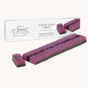 Vicens Nougat nougat framboise - Albert Adrià naturel (nougat / nougat framboise / framboise), étui