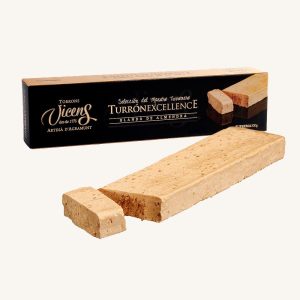 Torrons Vicens Nougat Doux Aux Amandes - Ligne Excellence (turrón / nougat doux aux amandes), étui