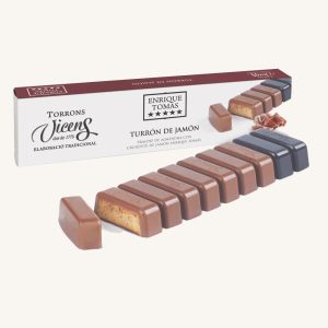 Torrons Vicens nougat au jambon espagnol (nougat au jambon), bar