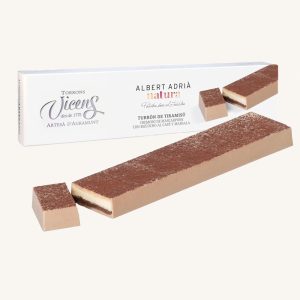Torrons Vicens Tiramisu nougat - Albert Adrià natura (nougat / tiramisu torró), étui