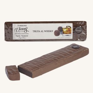 Torrons Vicens Truffe au nougat au whisky (nougat / nougat aux truffes au whisky), bar