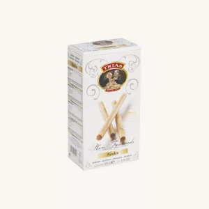 Trias Traditionnel Barquillos / Neules gaufrettes croustillantes roulées, de Gérone, petite boîte