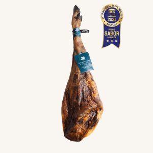 Jambon 100% ibérique de bellota (Jamón) Pata Negra - étiquette noire, de Jabugo, 6 - 7 kg