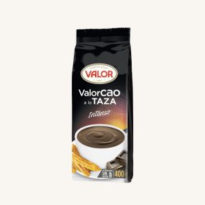 Valorcao Noir Intense, chocolat chaud "à la taza" en poudre, sachet