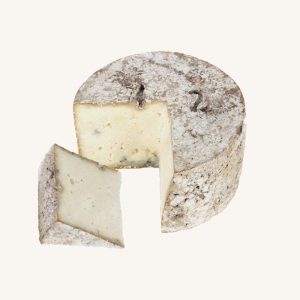 Fromage artisanal Gamoneu DOP, lait de vache et de chèvre, des Asturies, meule