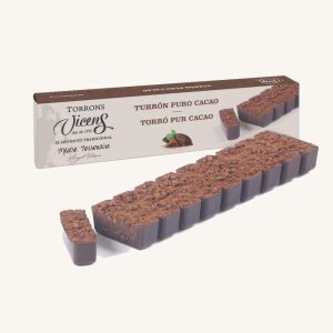 Vicens Torrons Nougat pur cacao (nougat pur cacao / torró), étui